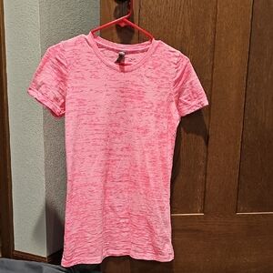 NWOT Next Level Apparel Neon Pink Women's Short Sleeve Tee